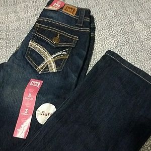 Lei flare jeans size 3